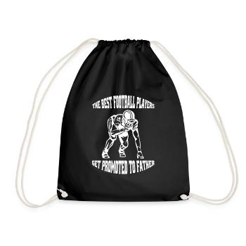 Fan de football Entraîneur de football Papa Football américain - Sac de sport léger - noir - Devant