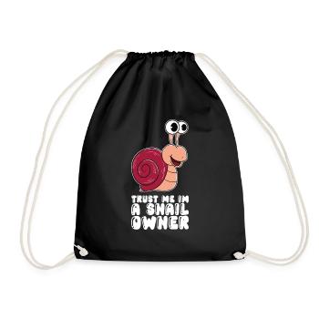 Faites-moi confiance pour posséder un escargot - Sac de sport léger - noir - Devant