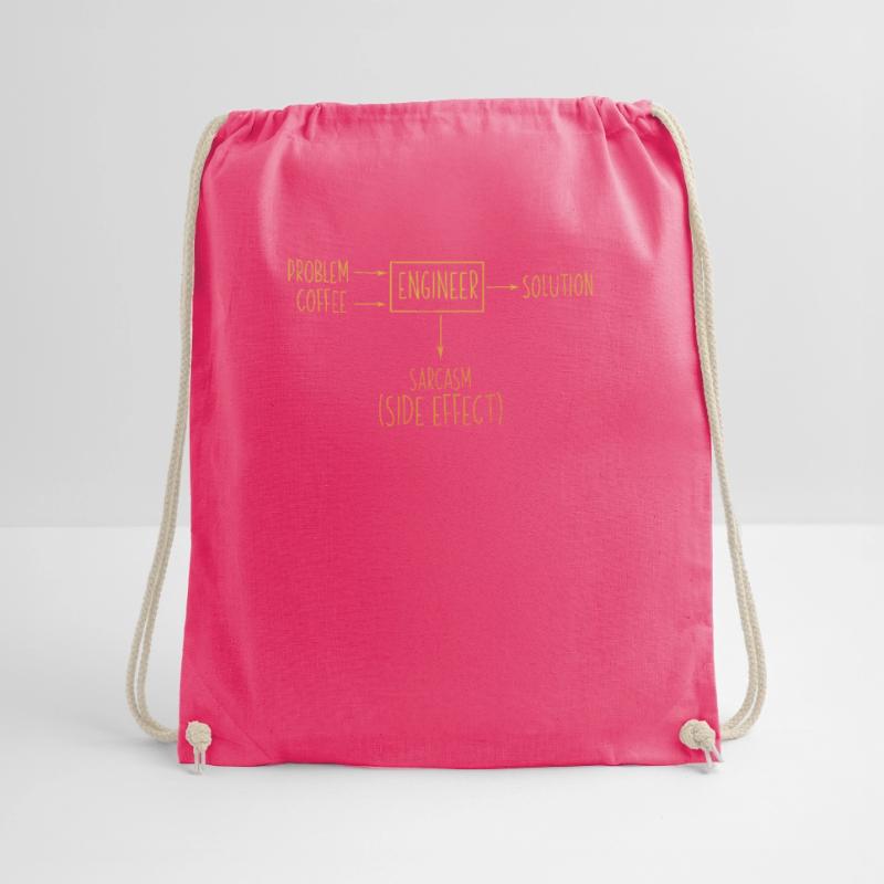 Engineer Problem Solution Sarcasm Side Effect Cool Drawstring Bag