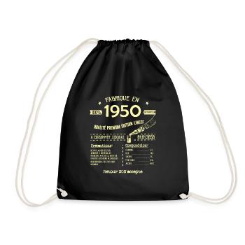 Super Original Anniversaire 73 ans vintage 1950 - Sac de sport léger - noir - Devant