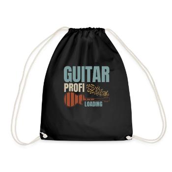 Guitar Profi Loading - Drôle de guitariste - Sac de sport léger - noir - Devant