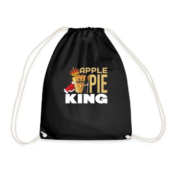 Apple pie - Drawstring Bag - black - Front