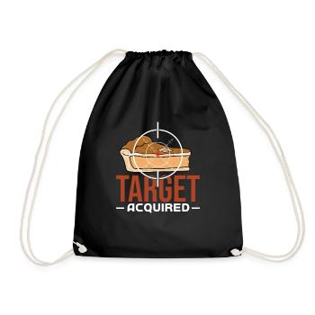 Apple pie - Drawstring Bag - black - Front