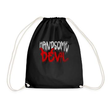 Handsome Devil Spouse Family Partner - Drawstring Bag - black - Front