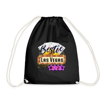 Bestie Las Vegas Trip 2023 - Drawstring Bag - black - Front