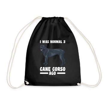 Cane Corso - Drawstring Bag - black - Front