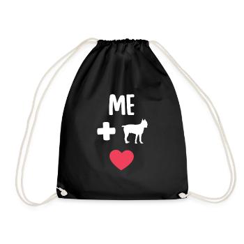 Cane Corso - Drawstring Bag - black - Front