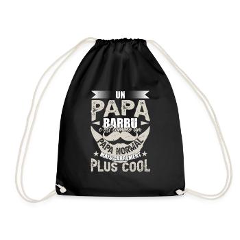 Un Papa Barbu - Sac de sport léger - noir - Devant