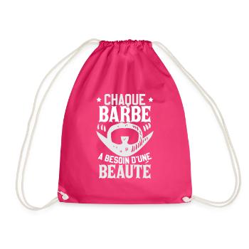 Chaque Barbe A Besoin Dùne Beauté - Sac de sport léger - fuchsia - Devant