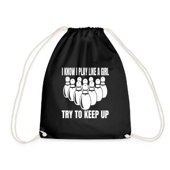 Bowling Bowling Filles Kegel Boule de bowling Bowler - Sac de sport léger - noir - Devant
