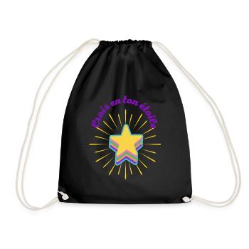 Crois en ton étoile - Sac de sport léger - noir - Devant