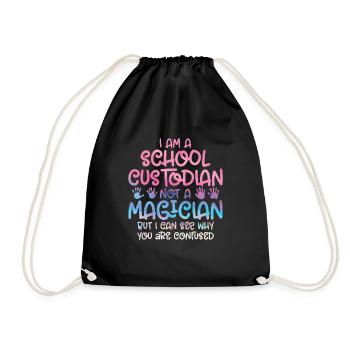 School officials - Drawstring Bag - black - Front
