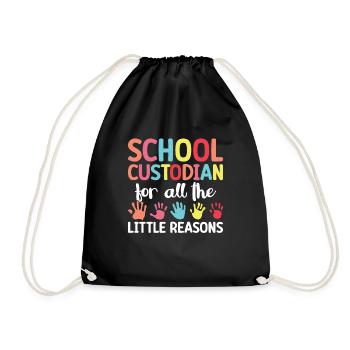 School officials - Drawstring Bag - black - Front