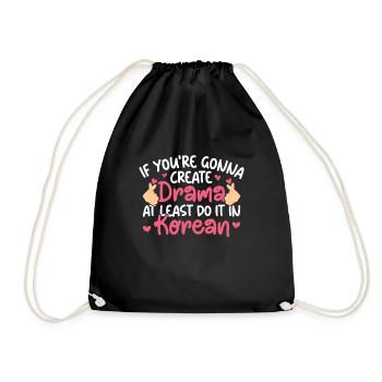 K-Drame - Sac de sport léger - noir - Devant