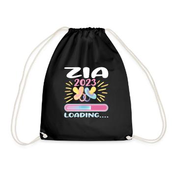 Zia 2023 - Drawstring Bag - black - Front