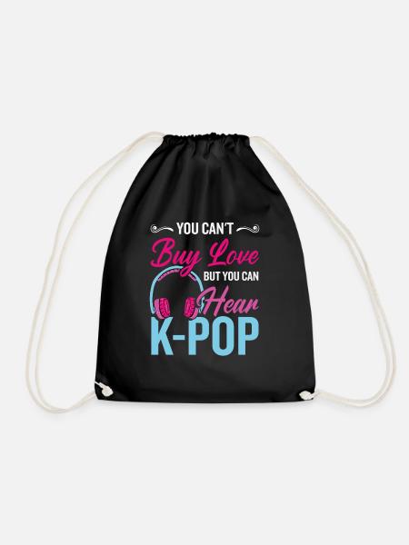 J’adore la K-Pop - Sac de sport léger - noir