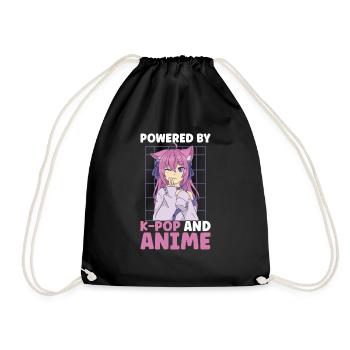 Anime K-Drama - Sac de sport léger - noir - Devant