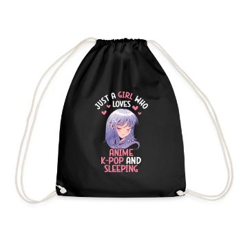 Anime K-Drama - Sac de sport léger - noir - Devant