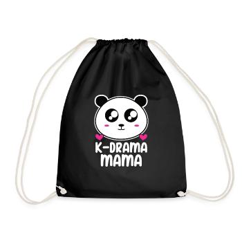 Panda K-Drama - Sac de sport léger - noir - Devant