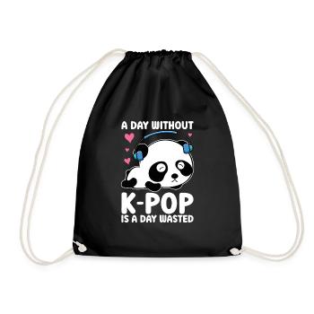 K-Pop Panda - Sac de sport léger - noir - Devant