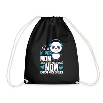 K-Pop Panda - Sac de sport léger - noir - Devant