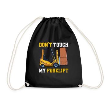 Conducteur de chariot élévateur - Sac de sport léger - noir - Devant