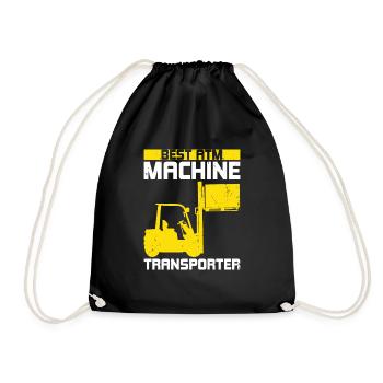 Conducteur de chariot élévateur - Sac de sport léger - noir - Devant