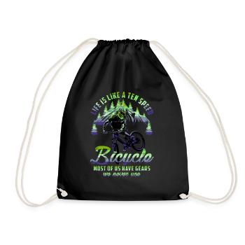 Unnamed Project 50 - Drawstring Bag - black - Front