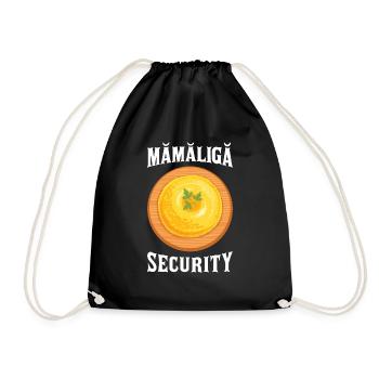Mamaliga Sécurité Cuisine roumaine - Sac de sport léger - noir - Devant
