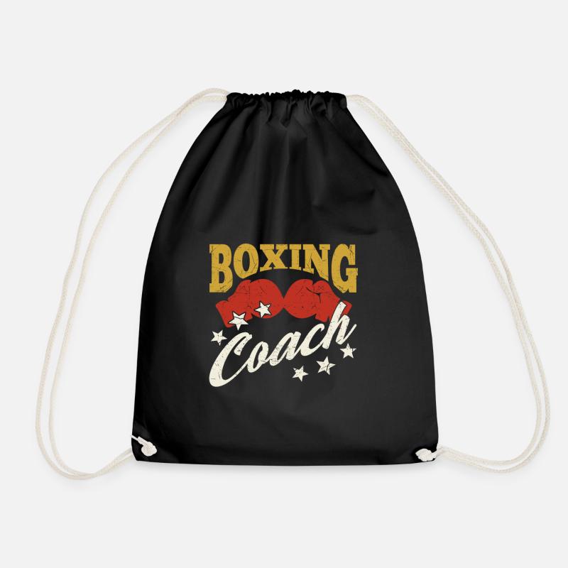 Boxing Coach Boxing Gloves Cool Boxing Coach Gift - Turnbeutel - Schwarz