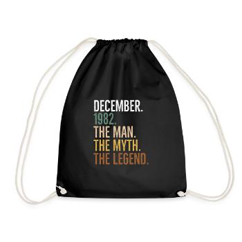Décembre 1982 L’homme Le mythe La légende - Sac de sport léger - noir - Devant