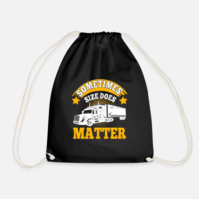 Trucker Can Deal With Big Things Truck Driver Gift - Turnbeutel - Schwarz