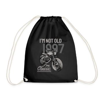 Je ne suis pas vieux, je suis classique. Anniversaire de motard 1997 - Sac de sport léger - noir - Devant