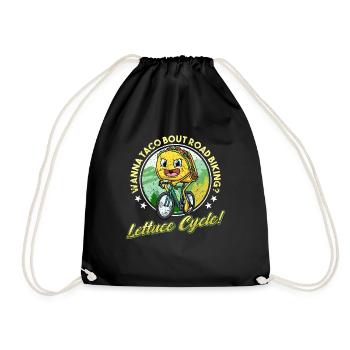 Taco Fahrrad Rennrad Radfahren Cinco De Mayo - Turnbeutel - Schwarz - Vorne