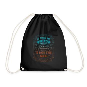 Il m’a fallu 50 ans Adult Humor Spr - Sac de sport léger - noir - Devant