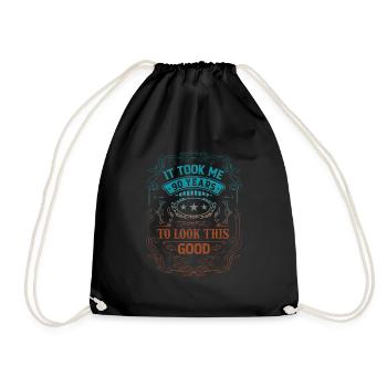 Il m’a fallu 90 ans Adult Humor Spr - Sac de sport léger - noir - Devant