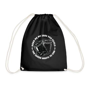 Canning Season Homesteading Canner Food Preserve - Drawstring Bag - black - Front