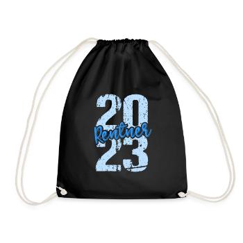 Pension 2023 Retirement Farewell Pensioner 2023 - Drawstring Bag - black - Front