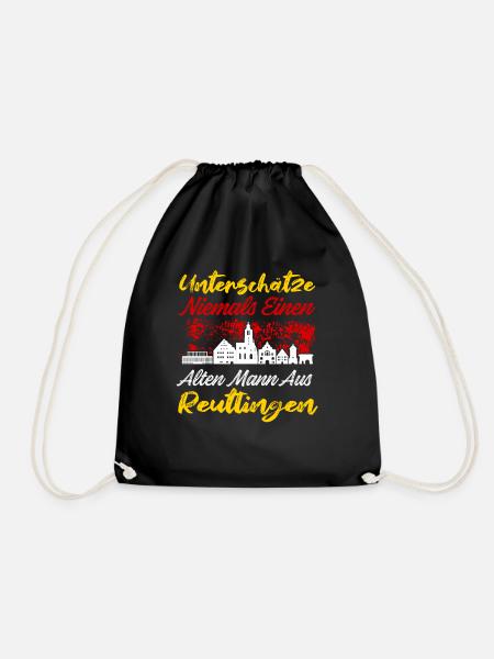 Reutlingen - Turnbeutel - Schwarz