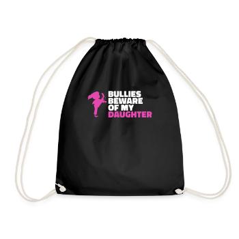 Taekwondo Fille Taekwondo Père - Sac de sport léger - noir - Devant