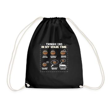 Jupiter - Drawstring Bag - black - Front