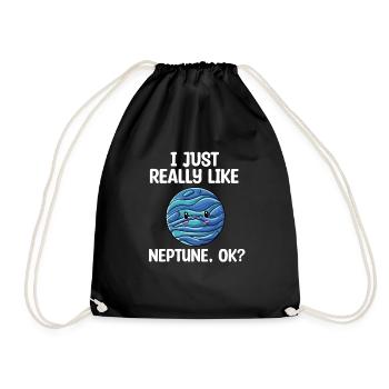 Neptun - Turnbeutel - Schwarz - Vorne