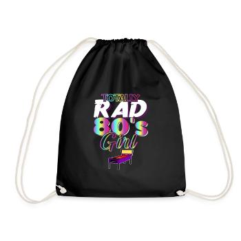Vintage Retro Pinball Arcade Game Lovers Lifestyle - Drawstring Bag - black - Front