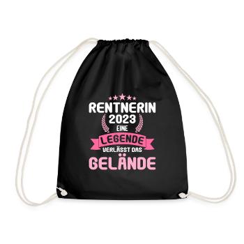 Prévoyance Retraite Adieu Collègue Retraité 2023 - Sac de sport léger - noir - Devant