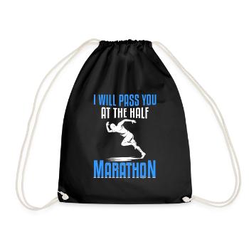 Jogging Saying for Running - Runners - Drawstring Bag - black - Front