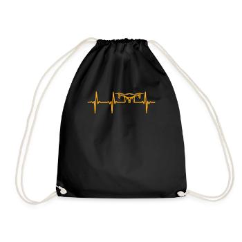 Drone Pilote Drone Heartbeat Quadcopter Drone - Sac de sport léger - noir - Devant