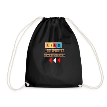 like dislike solution just like as a Feasibility - Drawstring Bag - black - Front