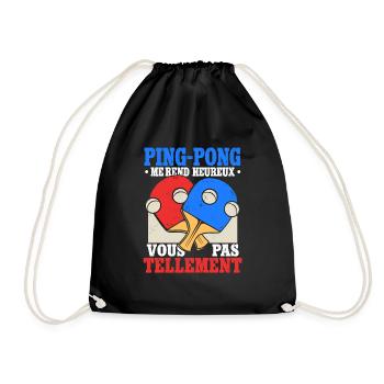 Ping Pong | Tennis De Table - Sac de sport léger - noir - Devant
