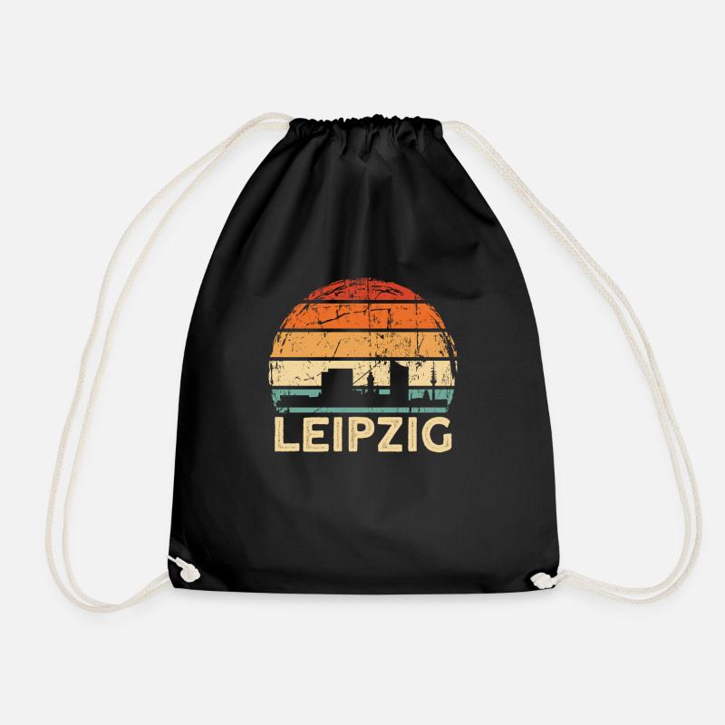 Leipzig - Turnbeutel - Schwarz