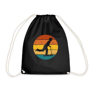 Scooter Stunt Scooter pour enfants Rétro - Sac de sport léger - noir - Devant